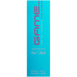 Cool Water Game By Davidoff For Women 3.4 Ounce